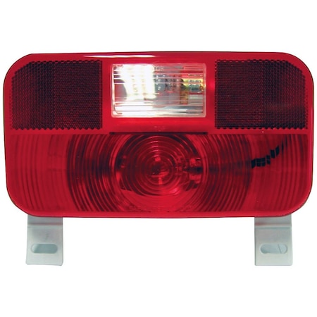 Peterson Stop Turn Tail Light Incandescent Bulb Rectangular Red 8916 Length x 458 Width V25924